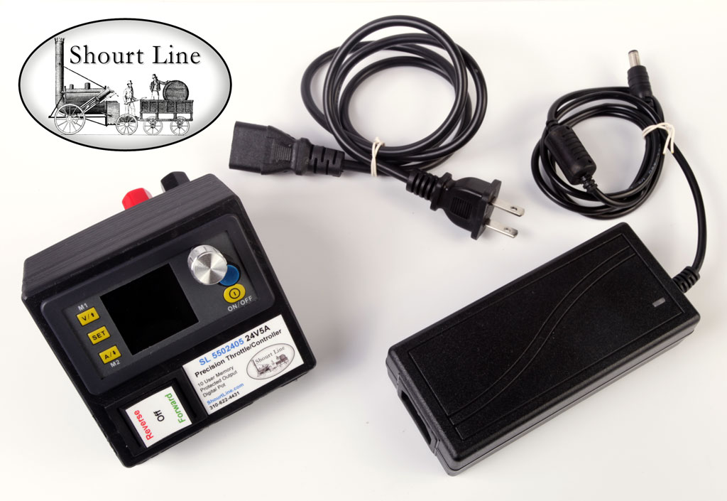 SL 5502405 5A Amp High Efficiency Precision Voltage/Amperage Throttle + 24V6.5A Switching Power Supply w AC cord